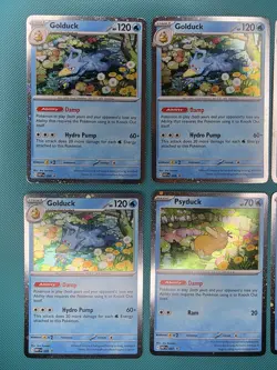 10× Pokemon Mega Evolution 4 Psyduck and 6 Golduck promo 007 & 008 Bulk Bundle - Image 3