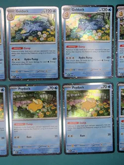 10× Pokemon Mega Evolution 4 Psyduck and 6 Golduck promo 007 & 008 Bulk Bundle - Image 4