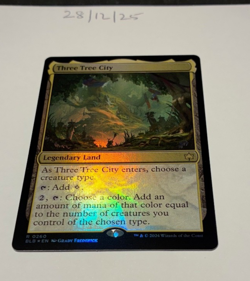 Magic the Gathering MTG Three Tree City (0260) Rare FOIL Card NM/M Bloomburrow - Image 1