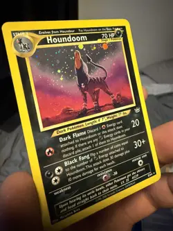 Houndoom Neo Revelation Holo Card 8/64 Unlimited Rare Pokemon TCG - Image 1