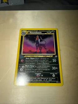 Houndoom Neo Revelation Holo Card 8/64 Unlimited Rare Pokemon TCG - Image 2