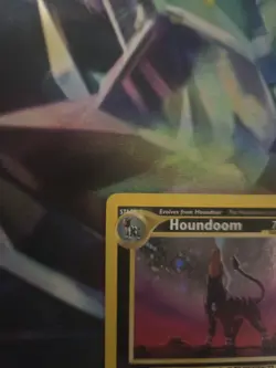 Pokemon TCG Houndoom Neo Revelation Holo Card 8/64 Unlimited Rare LP - Image 3