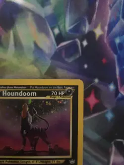 Pokemon TCG Houndoom Neo Revelation Holo Card 8/64 Unlimited Rare LP - Image 4