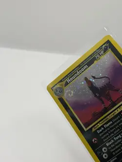 Pokemon TCG Houndoom Neo Revelation Holo Card 8/64 Unlimited Rare - GIANT SWIRL - Image 4