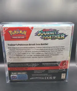 Pokemon TCG: Journey Together ENHANCED Factory Sealed Booster Box + Topper - Image 3