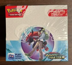 Pokemon TCG: Journey Together ENHANCED Factory Sealed Booster Box + Topper - Image 1