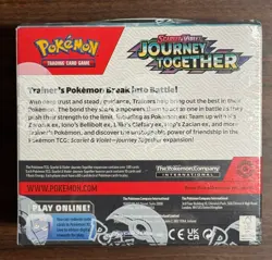 Pokemon TCG: Journey Together ENHANCED Factory Sealed Booster Box + Topper - Image 2