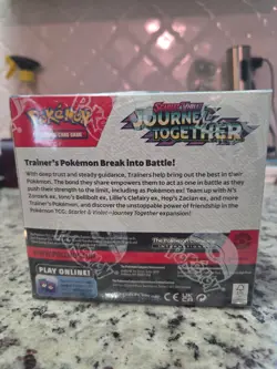 TWO Pokemon TCG: Journey Together ENHANCED Factory Sealed Booster Box + Topper - Image 3