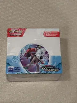 Pokemon TCG: Journey Together ENHANCED Factory Sealed Booster Box + Topper - Image 1