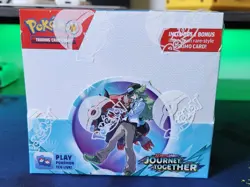 Pokemon TCG: Journey Together ENHANCED Factory Sealed Booster Box + Topper - Image 1