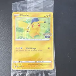 Pokemon GO Pikachu 028/078 Holo Rare Promo Card 70 HP Wild Charge - Image 1
