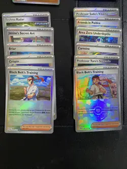 Prismatic Evolution x46 Pokeball Holo x7 Ex x5 Ace Spec Ultra Rare 58 Card Lot - Image 5