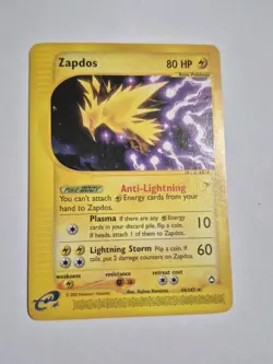 Pokemon Zapdos Card 44/147 Aquapolis Non-Holo Pokemon Rare WOTC E Reader ESeries - Image 1