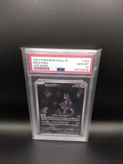 Mewtwo 183/165 AR Rare Holo SV2a 151 Japanese Pokemon Card PSA 10 - Image 1