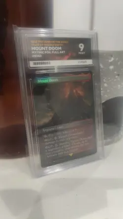 2023 MTG Lord of the Rings Mount Doom #343 Mythic Foil, Grade 9, Near Mint - Image 2