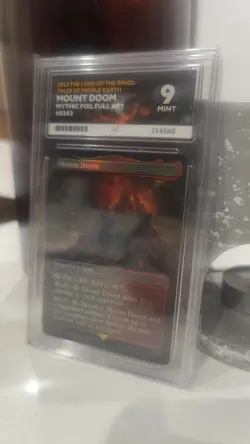 2023 MTG Lord of the Rings Mount Doom #343 Mythic Foil, Grade 9, Near Mint - Image 3