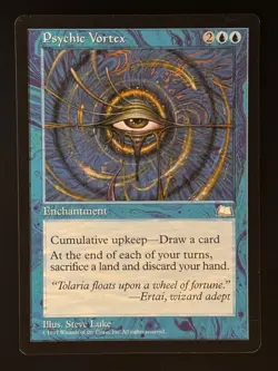 MTG - Psychic Vortex - NM+ Never Played - Weatherlight - Rare - EN - REG - Image 1