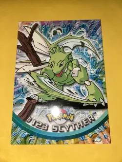 Pokemon Scyther 2000 Topps TV Animation Edition Series 3 #123 - Image 1