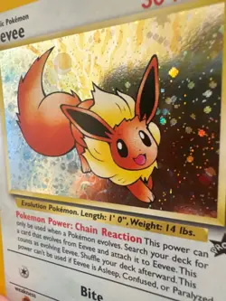 Eevee 11/53 Wotc Black Star Promo Holo Pokemon Vintage Card Tail Orb 🌕 LP/LP- - Image 2