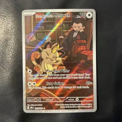 Pokemon TCG Team Rockets Meowth & Giovanni Cosmos Holo Promos NM Condition - Image 1