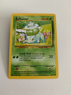 POKEMON BULBASAUR BASE SET 44/102, WOTC. 1999. - Image 1