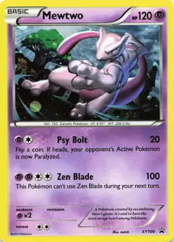 POKEMON Mewtwo - #XY100 Holo XY Promos NM - Image 1