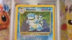 1999 Blastoise Base Set Holo Rare Card 2/102 PSA 7 Pokemon TCG - Image 2