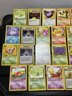 (30) Pokemon Card ALL VTG Lot Cards 1999 Rocket Set Vaporeon Kadabra Porygon - Image 2