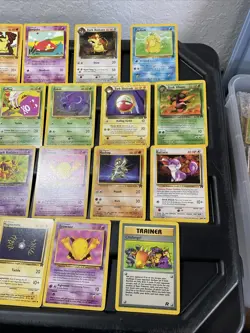 (30) Pokemon Card ALL VTG Lot Cards 1999 Rocket Set Vaporeon Kadabra Porygon - Image 4