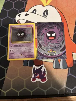 2000 Topps Pokemon TV Animation Edition Series 2 #92 Gastly holo - Image 1