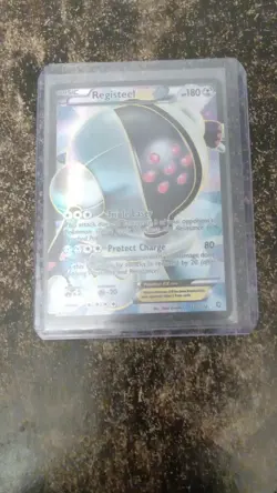 Pokemon Registeel EX Ultra Rare Full Art Holo 122/124 Dragons Exalted TCG Card - Image 1