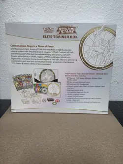 Pokemon Brilliant Stars ETB Elite Trainer Box TCG New Sealed - Image 2