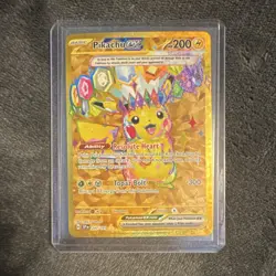 Pokemon Pikachu ex Hyper Rare Full Art Holo 247/191 Sv08 Surging Sparks - Image 1