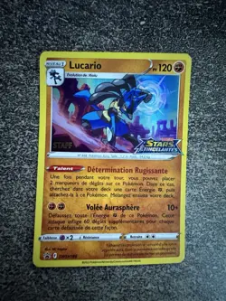LUCARIO STAFF - POKEMON SWSH186 PROMO EPEE ET BOUCLIER FR - Image 1