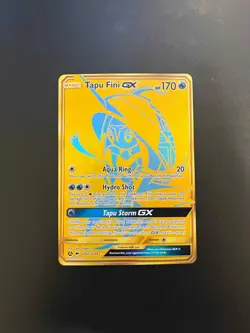 Tapu Fini GX SV92/SV94 - Holofoil SM - Hidden Fates: Shiny Vault Pokemon NM - Image 1