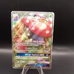 Pokemon Vileplume GX 211/236 Cosmic Eclipse Full Art NM - Image 1