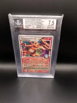 PSA 7 Charizard G LV.X 143/147 Platinum Supreme Victors Ultra Rare Holo Pokemon - Image 1