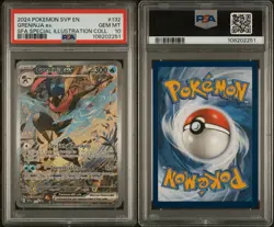 2023 POKEMON BLACK STAR PROMO SF SPECIAL ILLUSTRATION C. #132 GRENINJA EX PSA 10 - Image 3