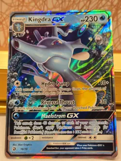 Kingdra Gx18/70 Ultra Rare Holo Pokemon TCG Dragon Majesty SM - Image 1
