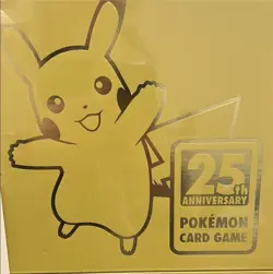 POKEMON 25th Anniversary Chinese Pikachu Golden Box - Image 2