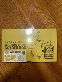 Pokemon PTCG Chinese 25th Anniversary Golden Box New Sealed US Seller Pikachu - Image 1