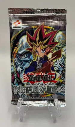 (701055) Yugioh Metal Raiders 1st Edition Sealed BOOSTER PACK - Image 1