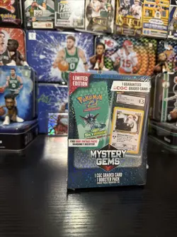 Pokemon Limited Edition Mystery Gems 1 CGC Graded Card & Booster Pack 2025 - Image 2