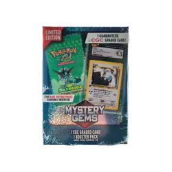 Pokemon Mystery Gems 1 CGC Graded Card & Booster Pack 2025! New Limited Edition. - Image 1