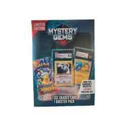 Pokemon Mystery Gems 1 CGC Graded Card & Booster Pack 2025! New Limited Edition. - Image 2