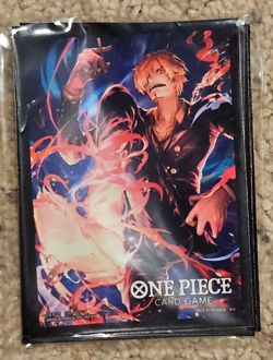 Sanji Promotion Sleeve 2024 One Piece TCG Official 10 piece Sleeves BANDAI - Image 1