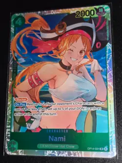Nami OP14-031 (SR) The Azure Sea’s Seven One Piece CCG English Super Rare - Image 1