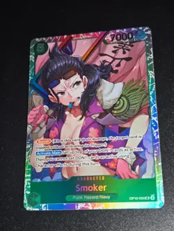 Smoker OP10-030 SR - Super Rare - Royal Blood - One Piece TCG - Packfresh - Image 1