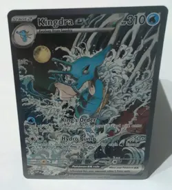 Pokemon Kingdra ex 131 Black Star Promo Holo Full Art Scarlet & Violet 2024 M/NM - Image 1