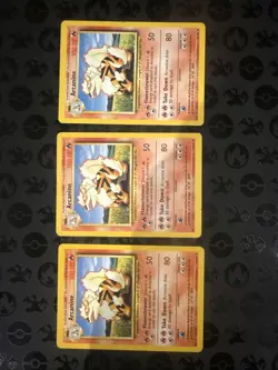 Arcanine #23/102 Pokemon TCG Base Set LP (comes with 3x) - Image 1